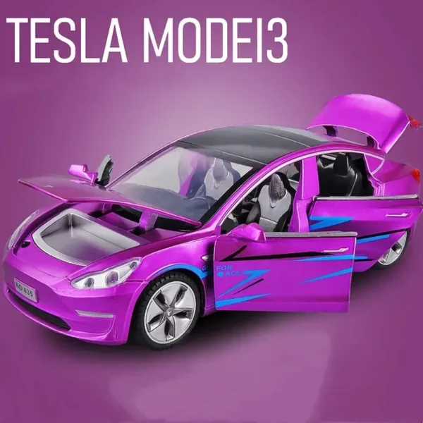 1:32 Tesla Model X, 3, S Diecast Car Set - Image 12