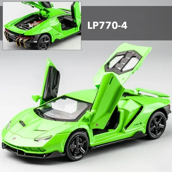 1:32 Lamborghini LP770 LP750 Diecast Car Model - Image 8