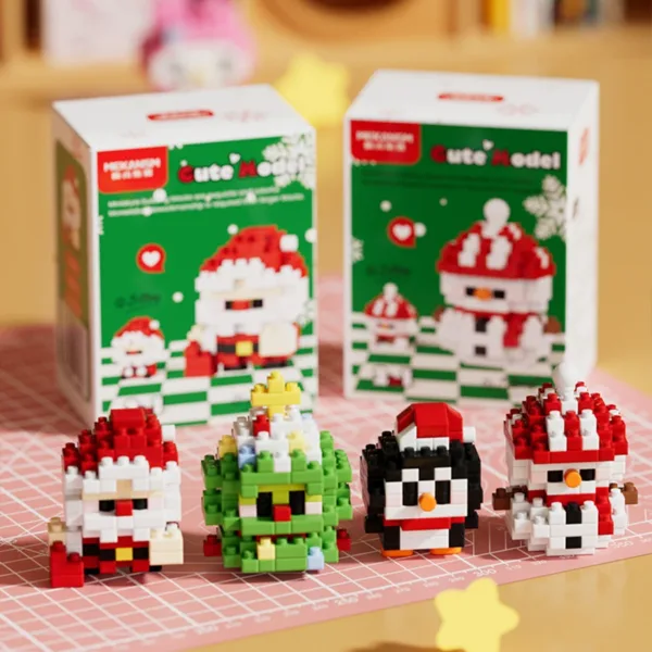 Christmas Micro Building Blocks Toy Set