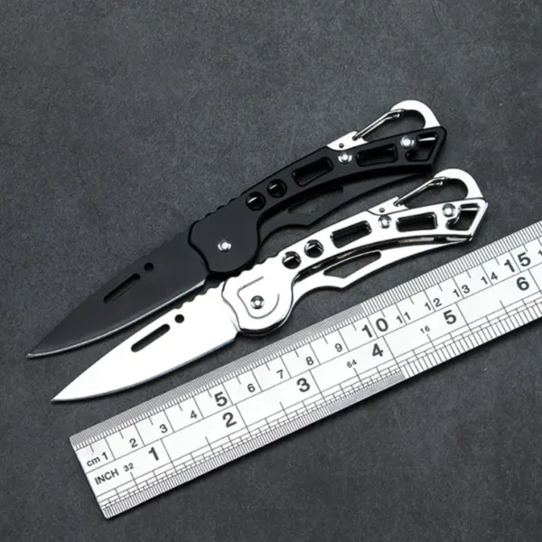 Compact Folding Stainless Steel Pocket Knife - Image 3