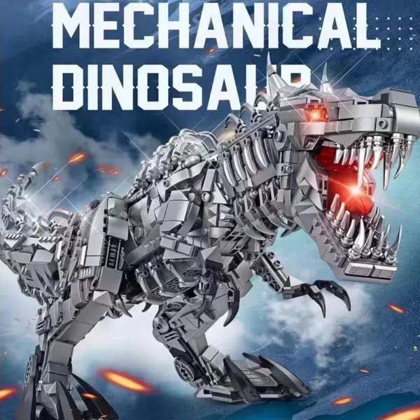 Large Mechanical T-Rex Building Blocks Set - Image 2