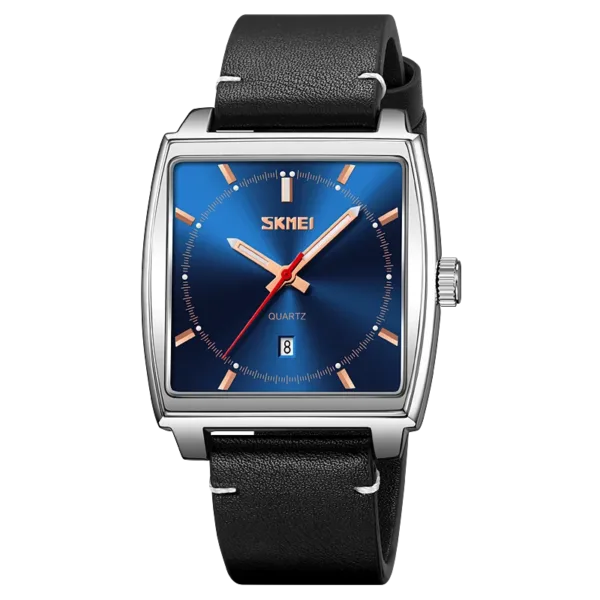 Men's Quartz Watch with Leather Strap - Image 10