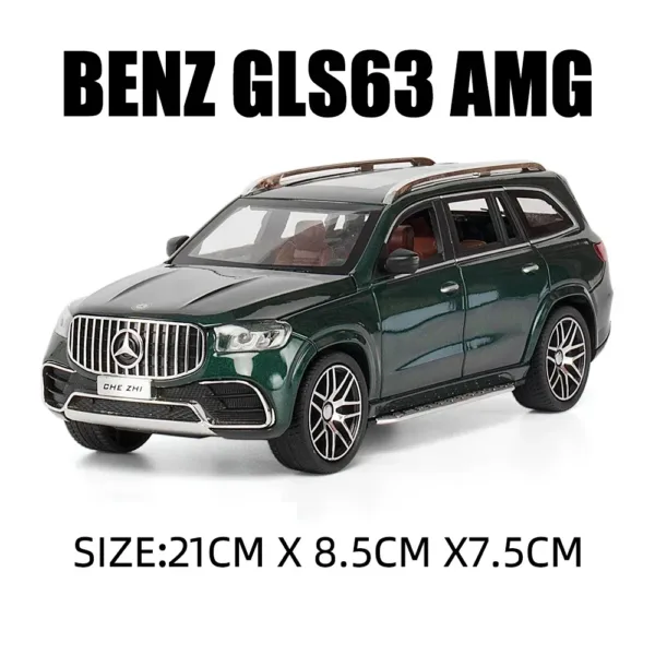 1:24 Mercedes Benz GLS63 AMG Diecast Model - Image 8