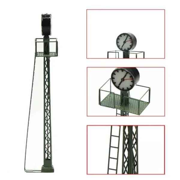 N Scale Model Railway Clock Lamp 1:150/1:160 - Image 2