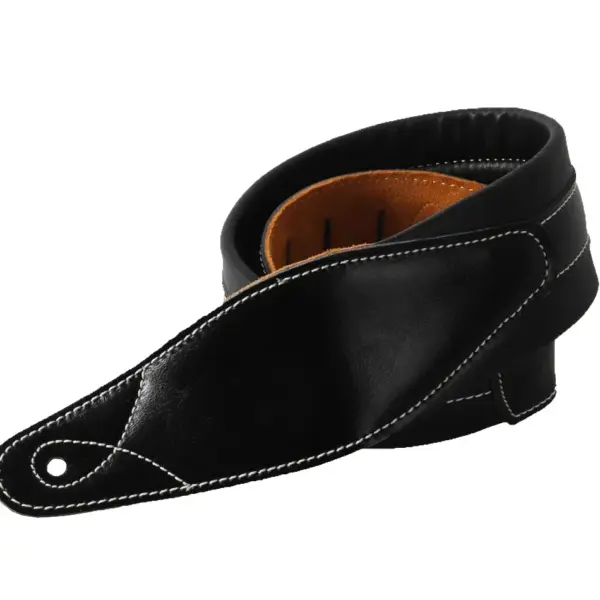 Genuine Leather Padded Guitar Strap for Comfort - Image 5