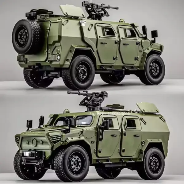1:18 Military Green DONGFENG Off-road Toy Car - Image 6