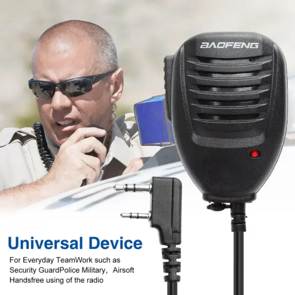 Baofeng Speaker Mic for UV-5R Walkie Talkies - Image 6