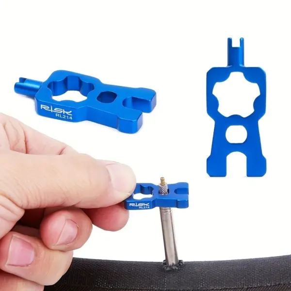 Multifunctional Blue Nozzle Tool for Bicycle - Image 2