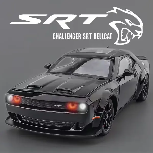 1:24 Dodge Challenger Hellcat Alloy Model Car