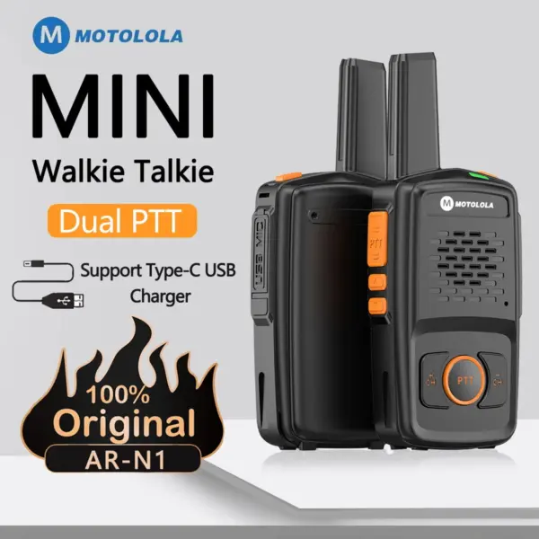 Motolola MT-N1 Mini Walkie Talkie 16 Channels