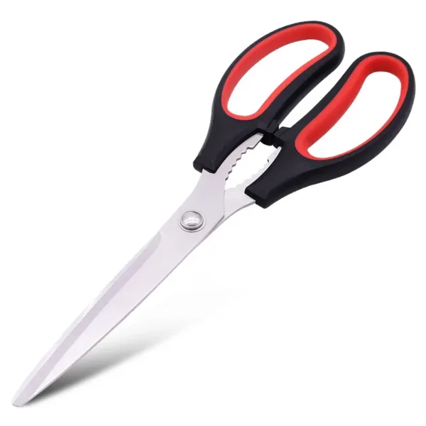 Stainless Steel Kitchen Scissors with Opener - Image 2