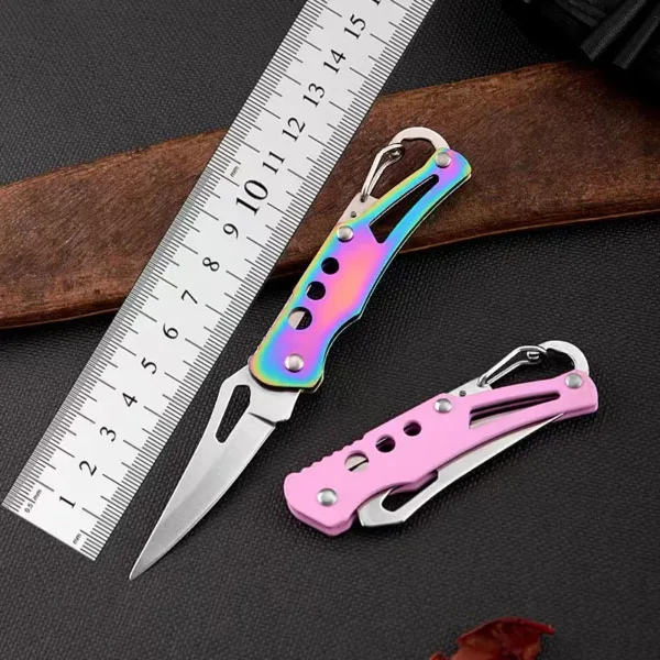 Stainless Steel Folding Camping Survival Knife - Image 3
