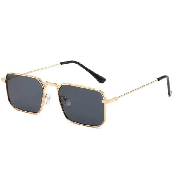 Square Metal Frame Sunglasses for Women