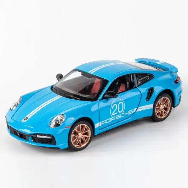 1:24 Scale Diecast 911 Turbo S Model Car - Image 11