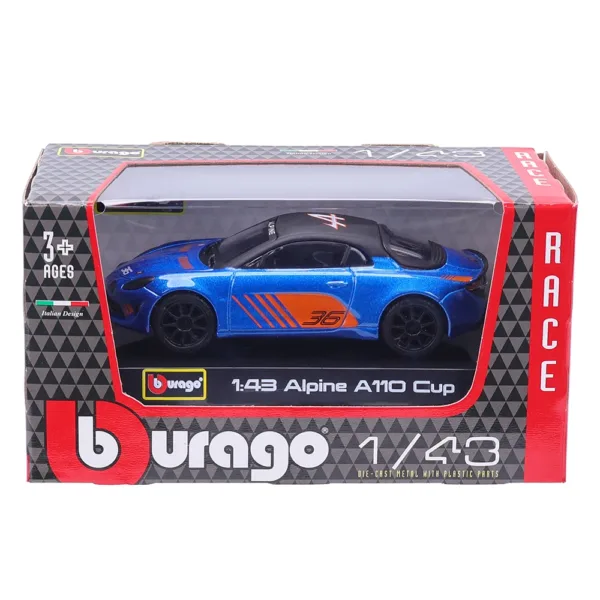 Bburago 1:43 Scale ALPINE A110 CUP Model - Image 6