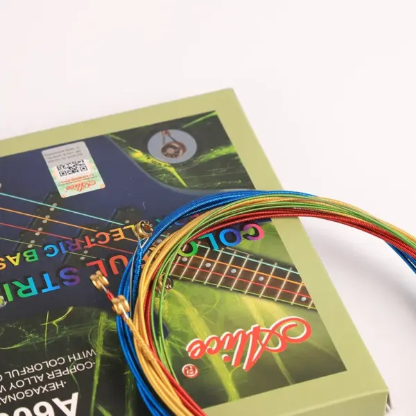 Colorful Nickel Alloy Electric Bass Strings Set - Image 3