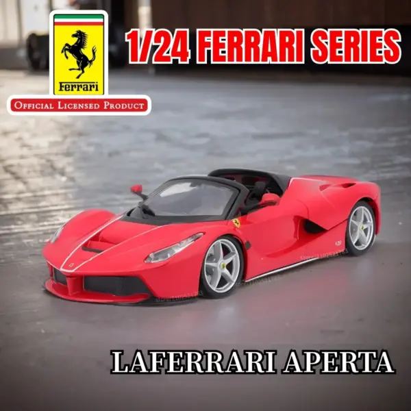 1:24 Scale Ferrari Diecast Car Model - Image 17