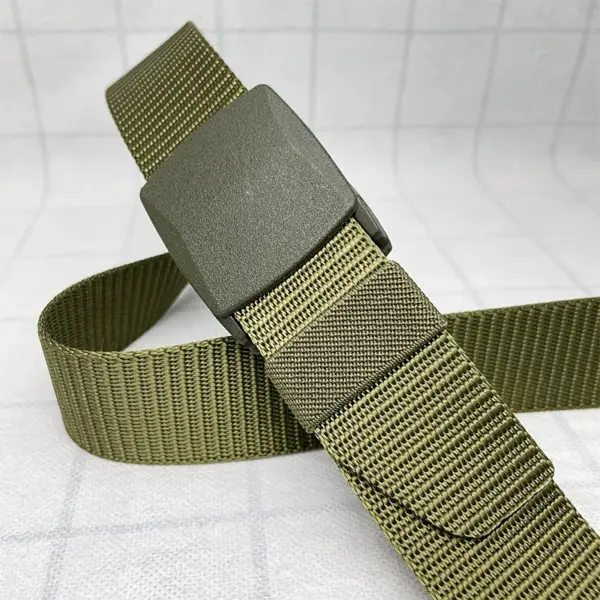 Tactical Nylon Belt with Plastic Buckle 125cm - Image 4