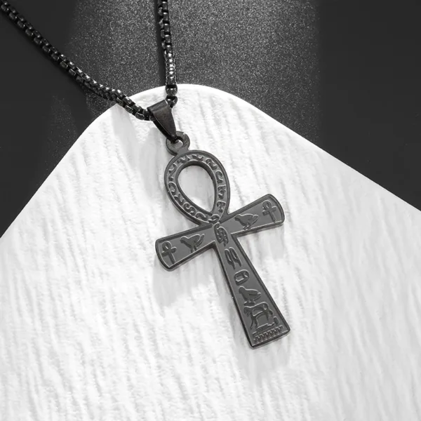 Eye of Horus Cross Pendant Necklace - Image 36