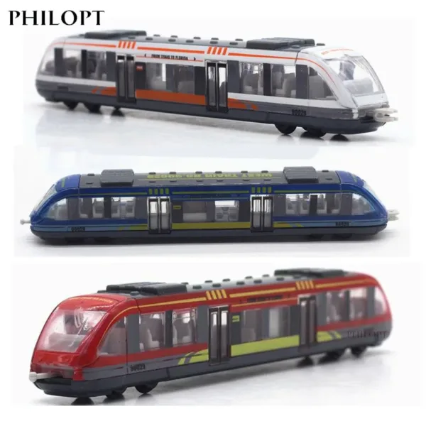 Diecast Alloy High Speed Train Model Toy