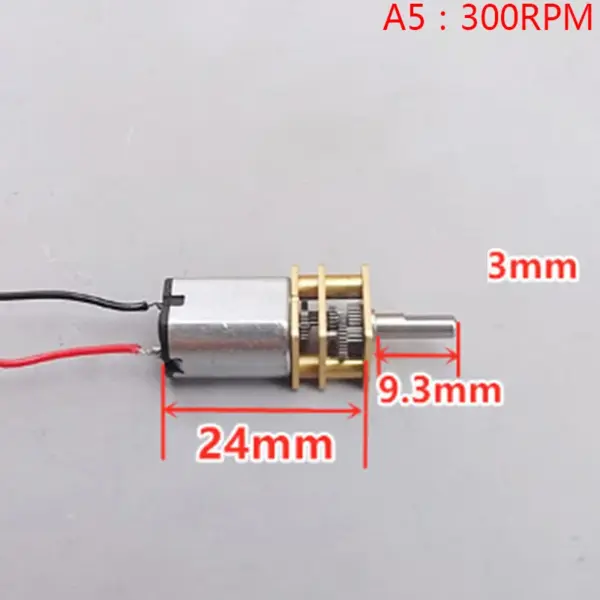 DC Gear Motor with Metal Gearbox Options - Image 10