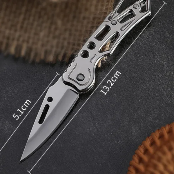 Compact Folding Stainless Steel Pocket Knife - Image 2