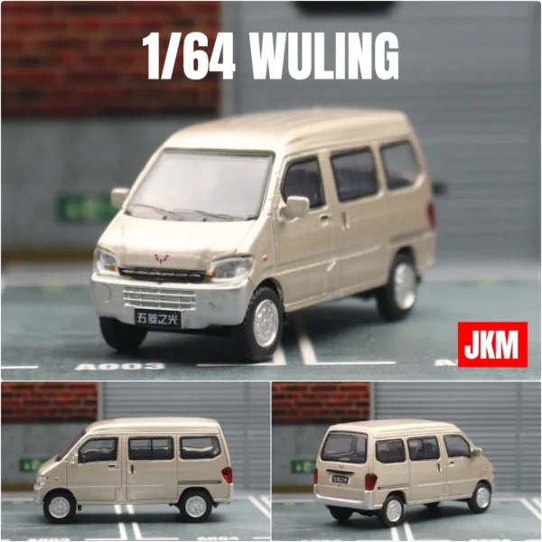 1:64 WULING Chevrolet N300 Diecast Van Model - Image 8