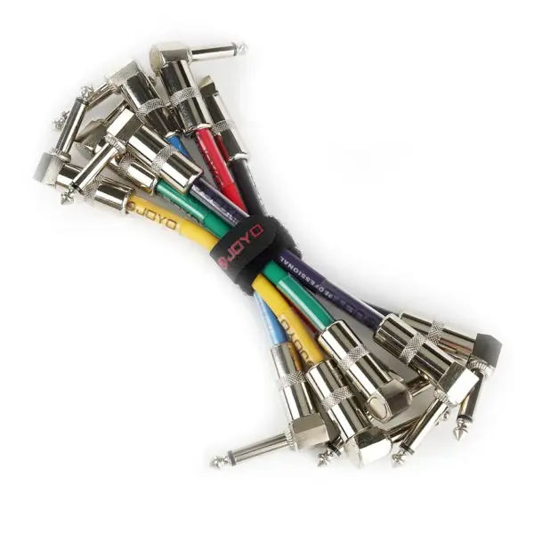 Colorful 6.35mm Guitar Pedal Connection Cables - Image 3