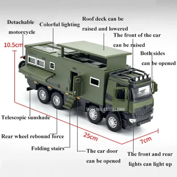 1/24 Off-road RV Model Car with Lights & Sound - Image 2