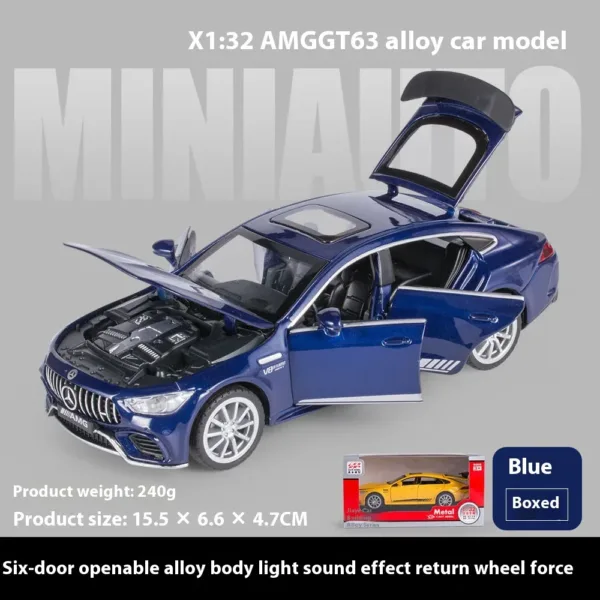 1:32 Mercedes Benz AMG GT63 Diecast Model - Image 11