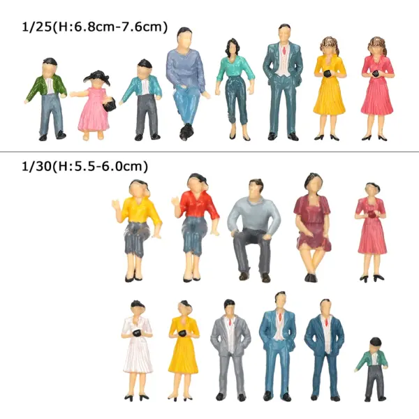 10Pcs Miniature Swimming Figures Assorted Poses - Image 4