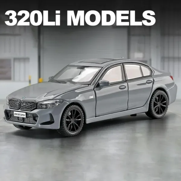 1:32 Scale BMW 320i Metal Diecast Model Car - Image 9