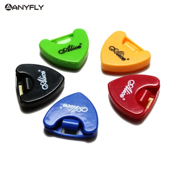 10Pcs Alice Guitar Picks Holders Colorful Set - Image 2