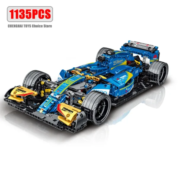 F1 Racing Supercar Building Blocks Set - Image 8