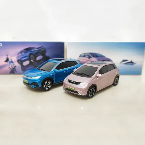 Diecast 1:64 BYD Yuan UP Car Model - Image 2