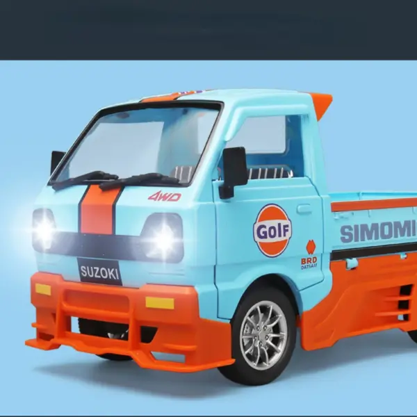 1:24 Alloy Gulf Truck Diecast Toy Car Model - Image 4