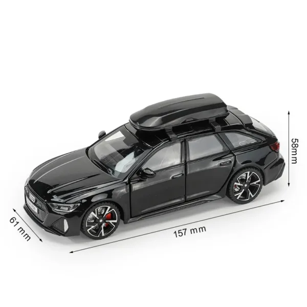 1/32 Audi RS6 Diecast Model Car with Sound - Image 7