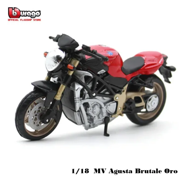 Bburago 1:18 MV Agusta Brutale Oro Model