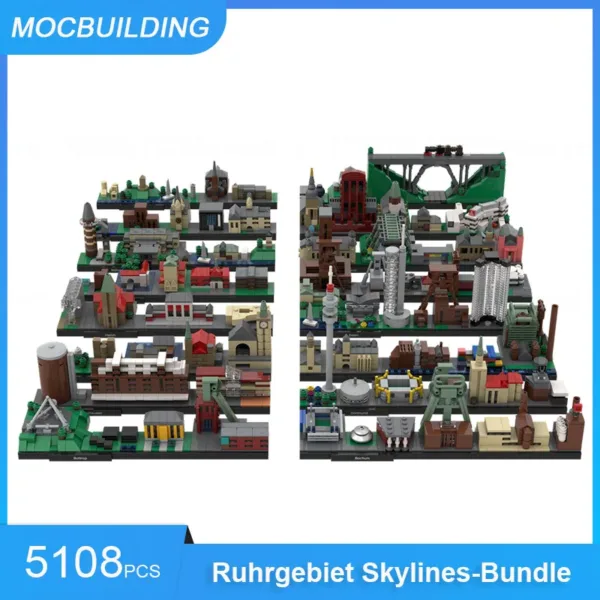 Ruhrgebiet Skylines Model Building Kit 5108PCS