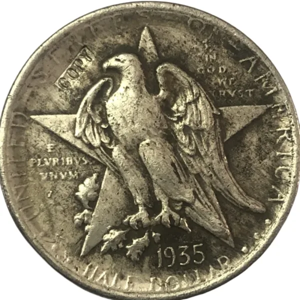 1935 Texas Independence Half Dollar Coin Replica