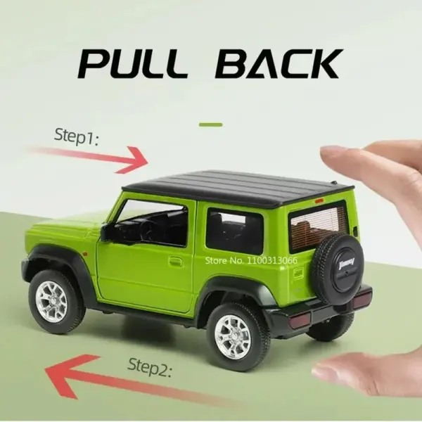 1:26 Suzuki Jimny Diecast Toy Car Model - Image 3