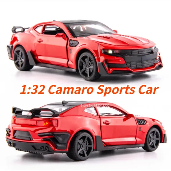 1:32 Scale Camaro Diecast Model Sports Car