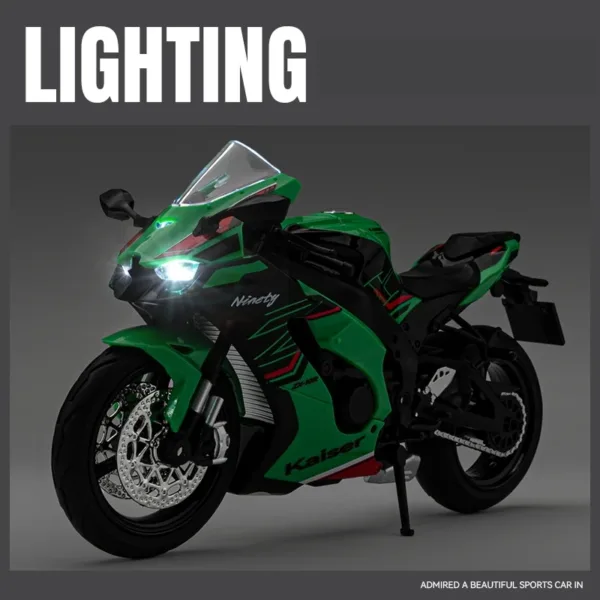 1:12 Kawasaki Ninja ZX-10R Diecast Model - Image 3