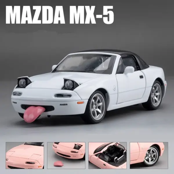 1:32 Mazda MX-5 Alloy Diecast Car Model - Image 8