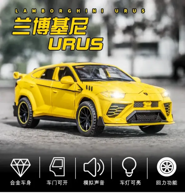 1:32 Diecast Lamborghini URUS Model Car - Image 6