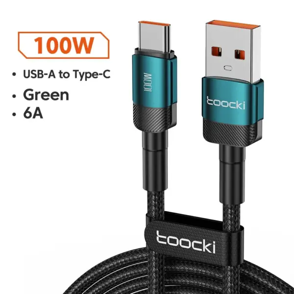 100W Fast Charging USB Type-C Cable 6A - Image 8