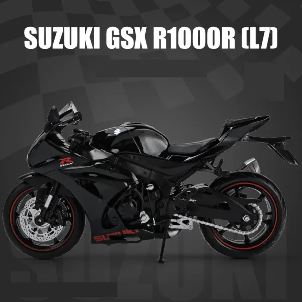 1/12 Suzuki GSX-R1000RR Diecast Metal Model - Image 7