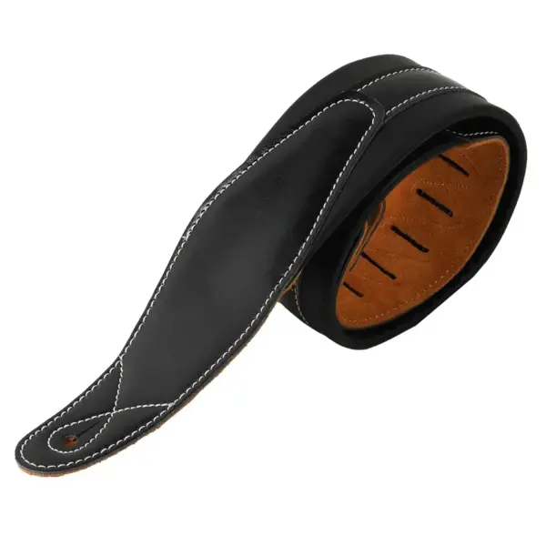 Genuine Leather Padded Guitar Strap for Comfort