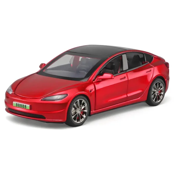 1:32 Tesla Model 3 Alloy Diecast Car Toy - Image 4