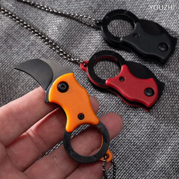 Mini Stainless Steel Keychain Knife Set - Image 2